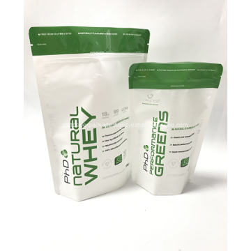 Plastic Protein Powder Stand Up Packaging Bag